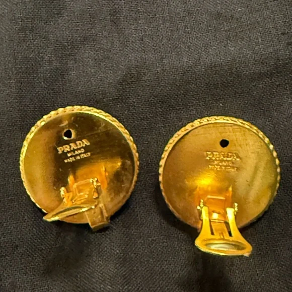 Prada Radiant Gold Earrings